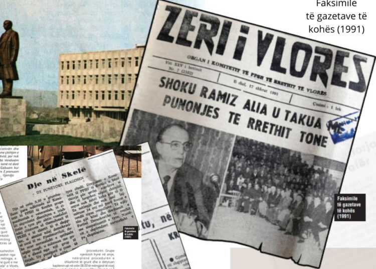 Vlora e përgjakur, Tragjeditë e1991, Eksodi i Shqipëtarve dhe humori i zi i muajve të vështirë