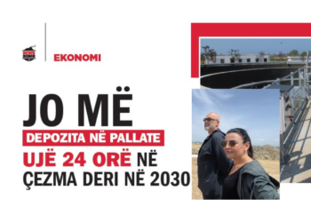 Jo më depozita në pallate, ujë 24 orë në çezma deri në 2030