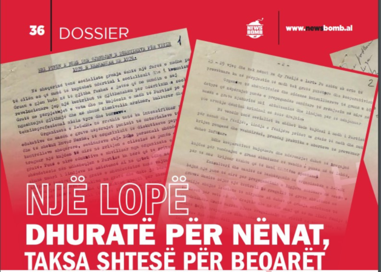 NJË LOPË DHURATË PËR NËNAT, TAKSA SHTESË PËR BEQARËT