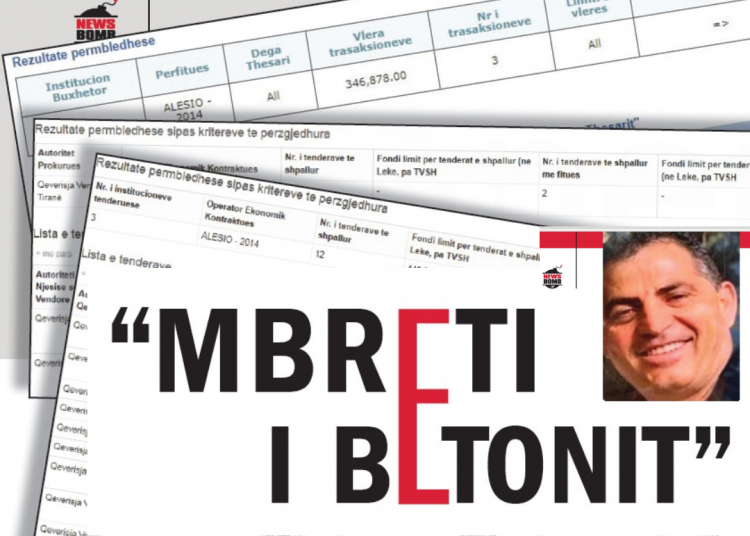 “Mbreti i Betonit”, milionat e fituara nga tenderat publikë