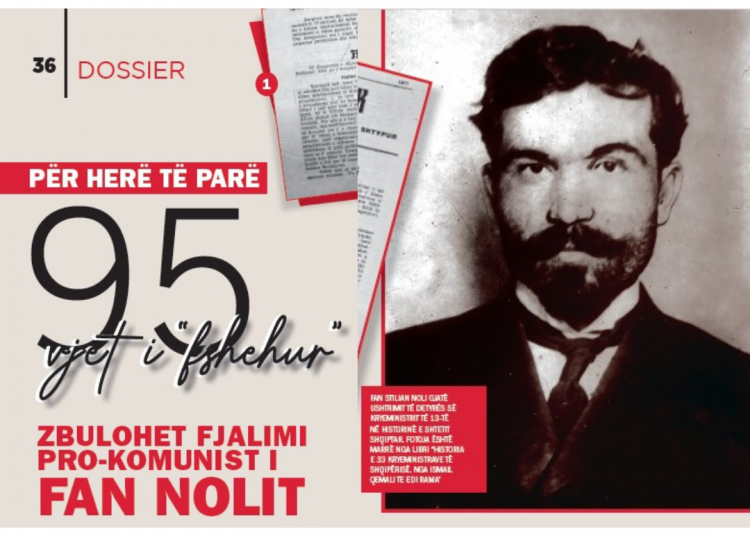 PËR HERË TË PARË 95 vjet i “fshehur”, zbulohet fjalimi pro-komunist i FAN NOLIT