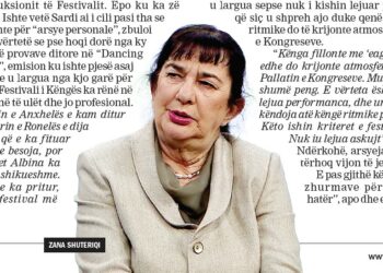 Zana Shuteriqi/ Profesoresha e jurisë skanon Festivalin e RTSH